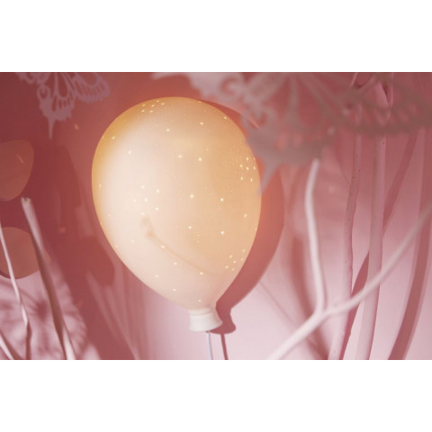 Lampe en forme de ballon gonflable blanc