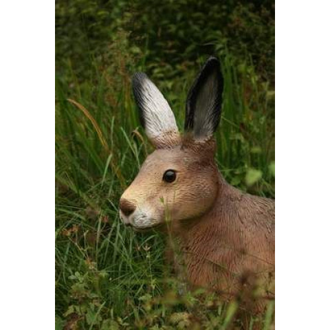 Lièvre assis en résine 60 cm