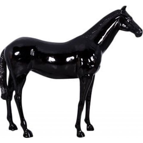 Cheval design élégant en résine
