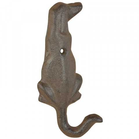 Patère queue de chien en fonte (lot de 2)