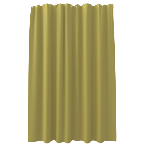 Rideau de douche et baignoire - 180x200 - polyester - vert lime Aurlane - 700949