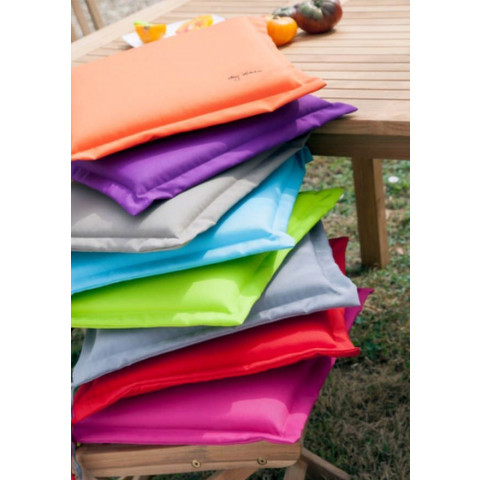 Coussin extérieur galette 40cm (lot de 4) - Couleur au choix