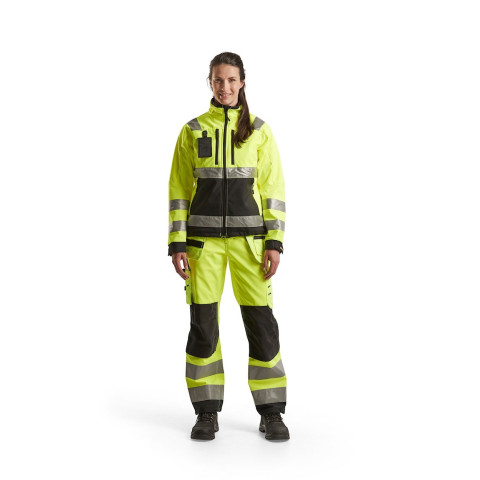 Pantalon artisan softshell haute-visibilité femme 71672517 - Couleur et taille au choix