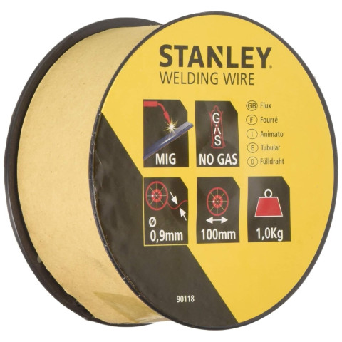 Bobine de fil fourré No Gaz pour soudure MIG/MAG - Ø 0.9 mm x 100 - MECAFER - 460628