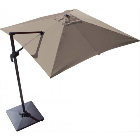 Parasol déporté 300x300 cm orient - Coloris au choix