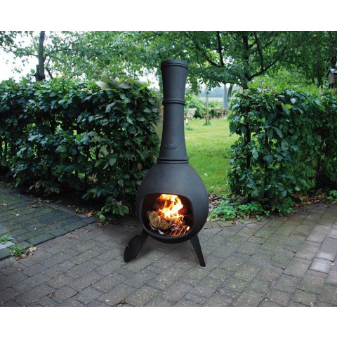 Chauffe-terrasse en fonte 53x144 cm