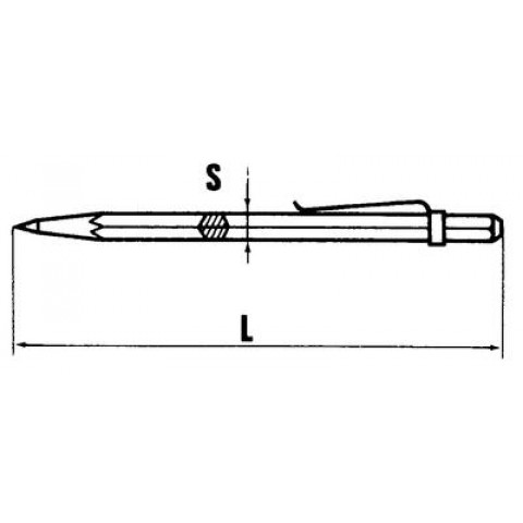 Tracette carbure mob 150 mm - 7257000010