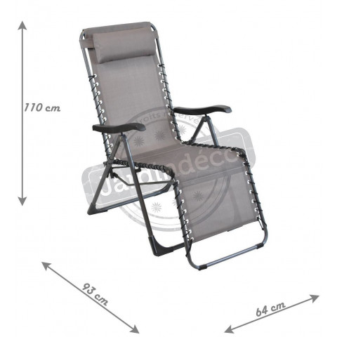 Fauteuil de jardin relax néo - Couleur au choix