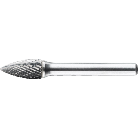 Fraise lime carbure Phantom forme G cylindrique - Forme ogive - avec denture DT 3 Fine 6-UNI 8x19x6x64 mm - VAN OMMEN - 415700806