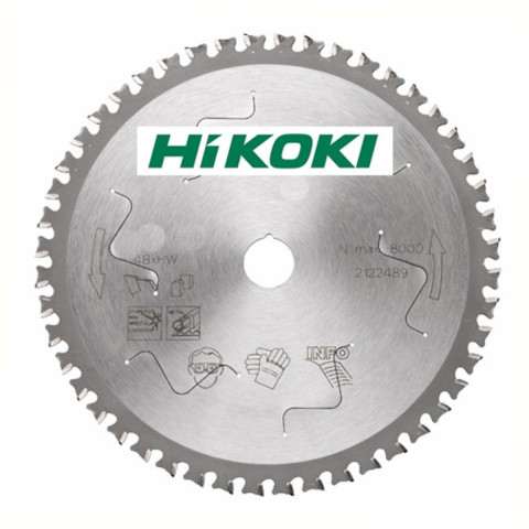 Lame pour scie circulaire acier 305 x 25,4, 60 dents - HIKOKI - 752471