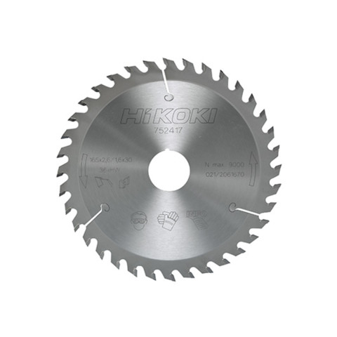 Lame pour scie circulaire 165X20 Z18 pour machines sans fil - HIKOKI - 752414