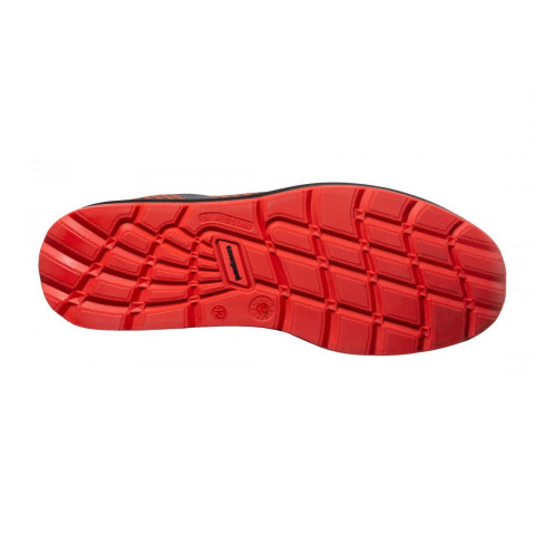 Chaussures de sécurité coverguard milerite taille 41 basse gris rouge noir