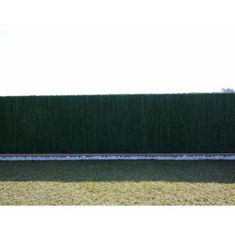 Haie artificielle 126 brins vert sapin en rouleau ultra (lot de 6)