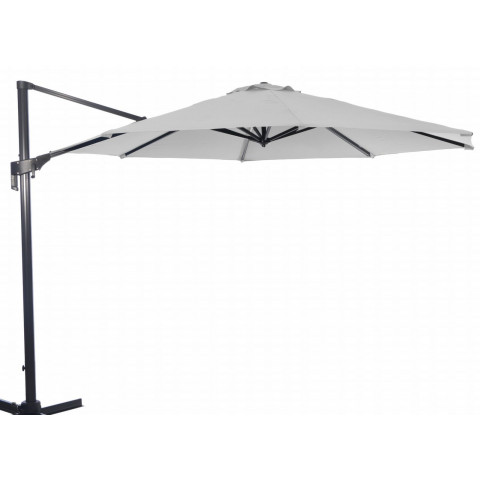 Parasol déporté en aluminium 350 cm vita - Couleur au choix