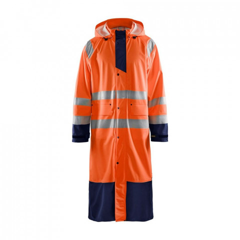 Manteau de pluie imperméable blaklader haute visibilité classe 3 - Taille et coloris au choix