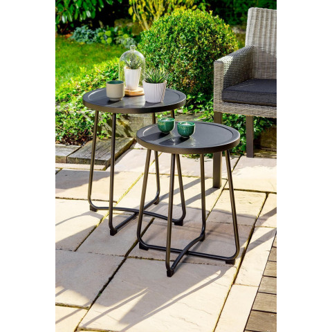 Table basse gigogne porto (lot de 2)