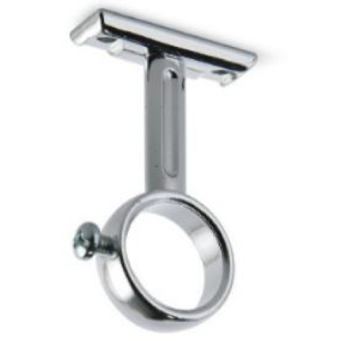Support tube chromé Ø 25 mm MANART avec vis - M795CR+V