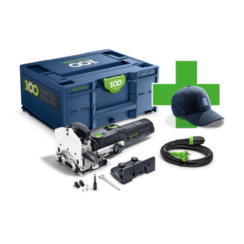 Fraiseuse 100 ans DOMINO DF 500 Q-Plus 100Y Limited Edition - FESTOOL - avec SYSTAINER 100ans - 578239