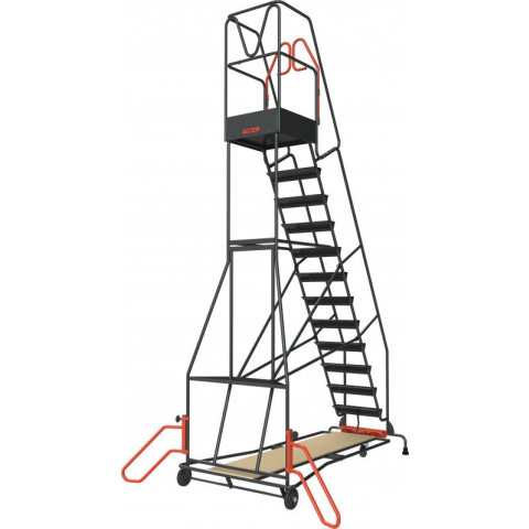 Escabeau à immobilisation automatique 13 marches 150 kg - 830008818