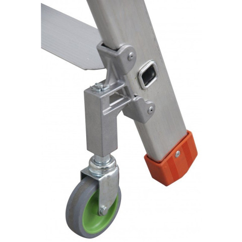 Plateforme de magasinage aluminium repliable, 5 marches, 150 kg