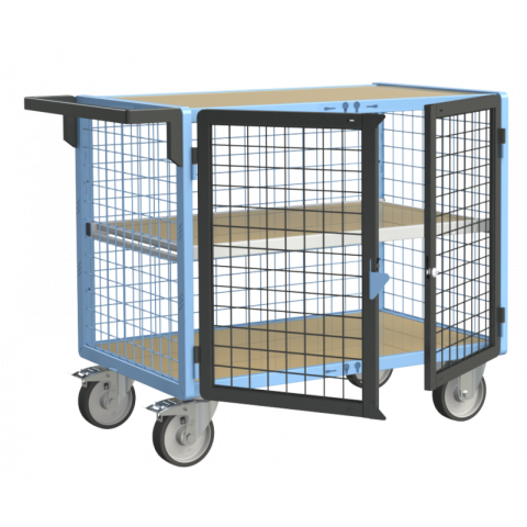 Servante établi équipée 2 portes grillagées verrouillables 500 kg - 880725325