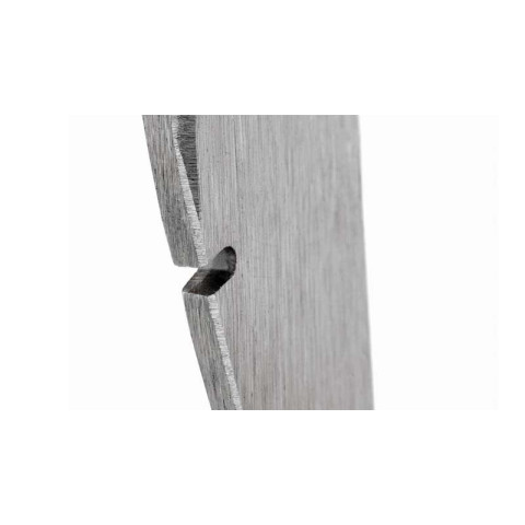 Marteau couvreur à droite, forgé, manche bois, panne large