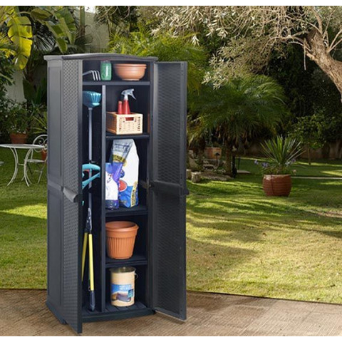 Armoire haute en résine 430l
