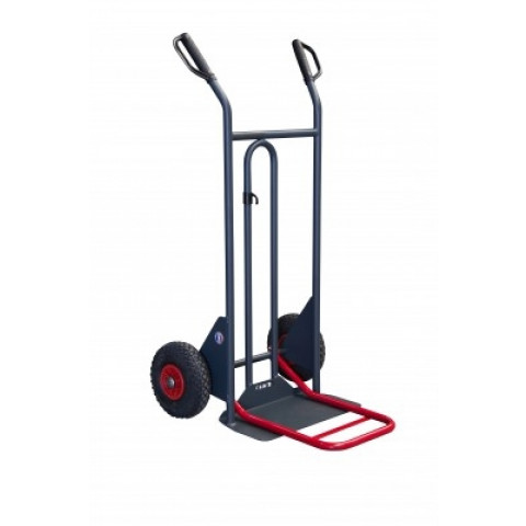 Diable standard bavette fixe + repliable à poignées à garde 350 kg