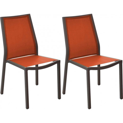 Chaises en aluminium ida (lot de 2) - Couleur au choix