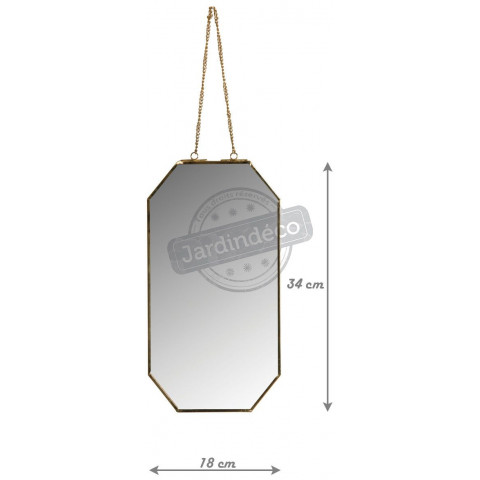 Miroir en laiton