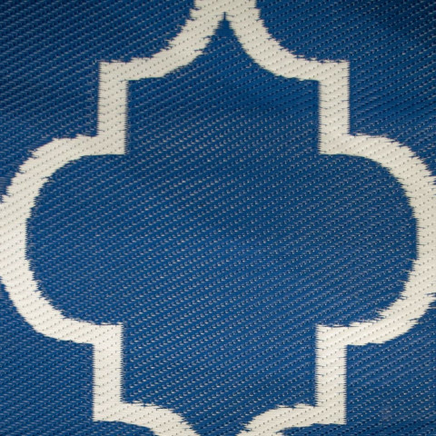 Tapis d'extérieur chill mat casablanca 2,7x2 m bleu
