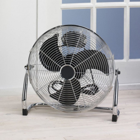 Bestron ventilateur industriel chromé 45 cm 100 w dfa40