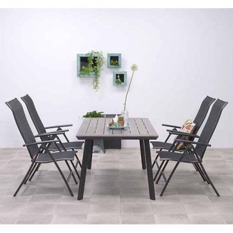 Garden impressions chaise de jardin inclinable limone gris 07220gt