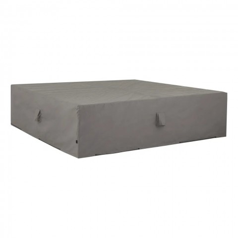 Housse de meubles d'extérieur 255 x 255 x 70 cm Gris