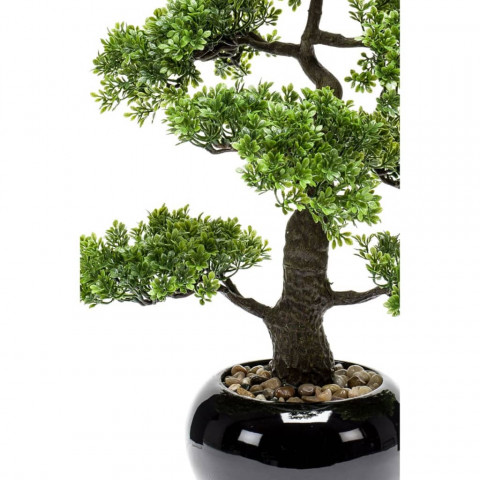 Mini bonsaï ficus artificiel vert 47 cm 420006
