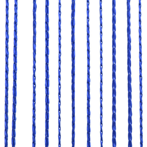 Rideau en fils 2 pcs 100 x 250 cm bleu