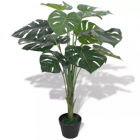 Plante artificielle avec pot monstera 70 cm vert