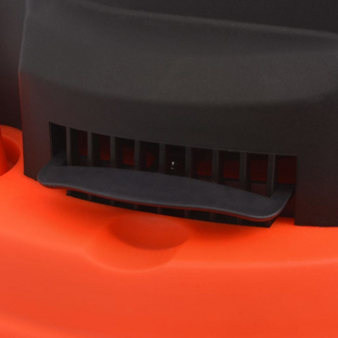 Vidaxl aspirateur de cendre 1200 w 20 l noir et orange