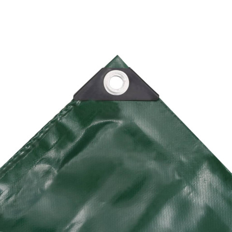 Bâche 3x3 m drap de camping protection jardin couverture remorque vert 