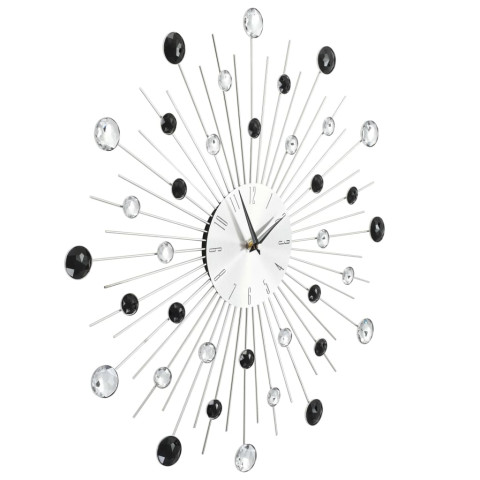 Horloge murale avec mouvement à quartz design moderne 50 cm