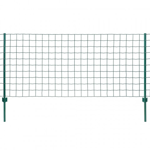 clôture euro acier 20x1,5 m vert