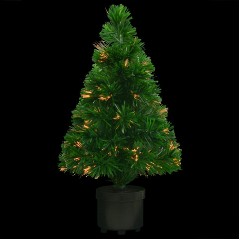  Arbre de Noël artificiel Fibre optique 64 cm Vert