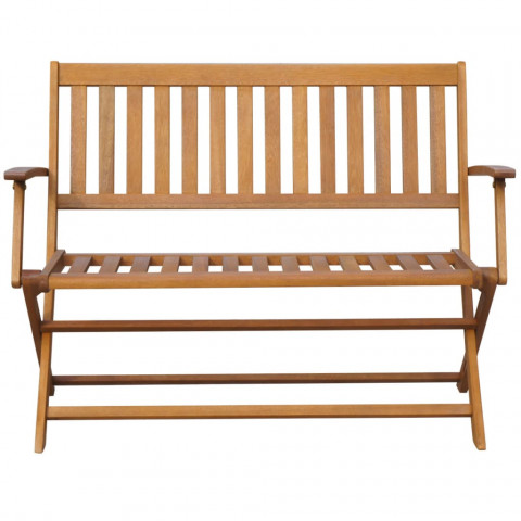 Banc de jardin 120 cm bois d'acacia solide