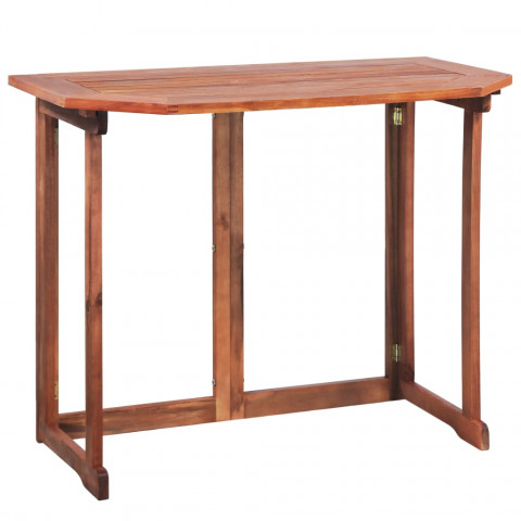 Table de bistro 90x50x75 cm bois d'acacia massif