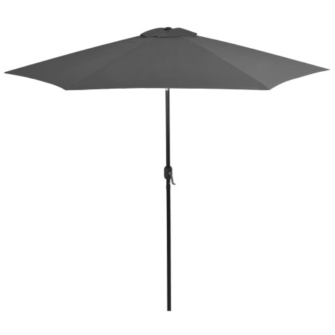 Parasol d'extérieur avec poteau en métal 300 cm - Couleur au choix
