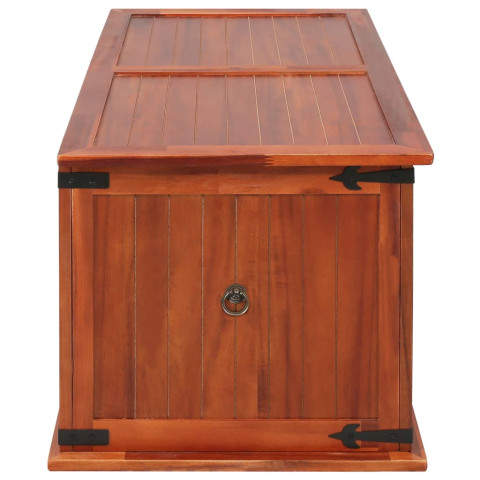 Coffre de rangement 79x34x32 cm bois d'acacia solide