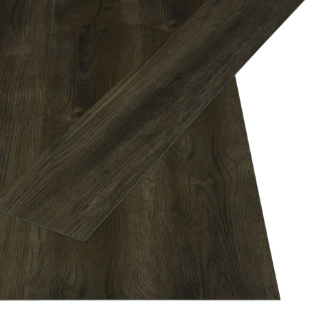 Planches de plancher autoadhésives 4,46 m² 3 mm pvc - Couleur au choix