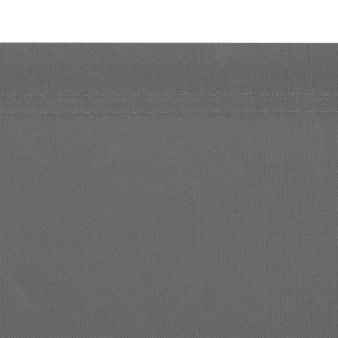 Auvent latéral rétractable gris de 160x600 cm