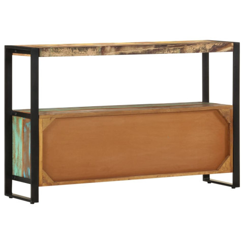 Buffet 120x30x75 cm bois de récupération solide