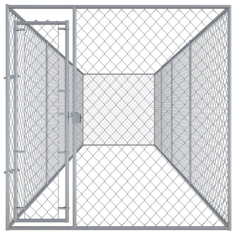 Chenil extérieur cage enclos parc animaux chien d'extérieur pour chiens 760 x 192 x 185 cm  02_0000360